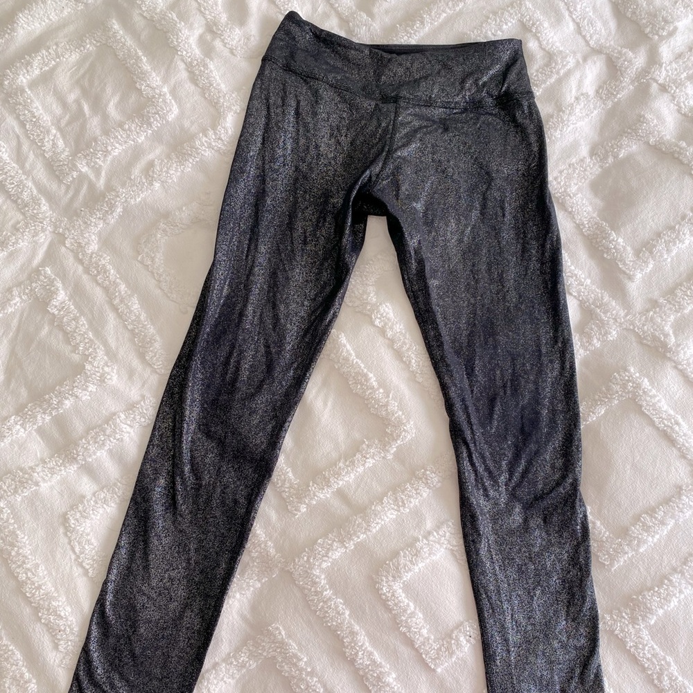 Beyond Yoga Black Shimmer leggings